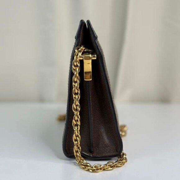 Gucci GG Logo Supreme Medium Ophidia Chain Shoulder Bag - Picture 2 of 9